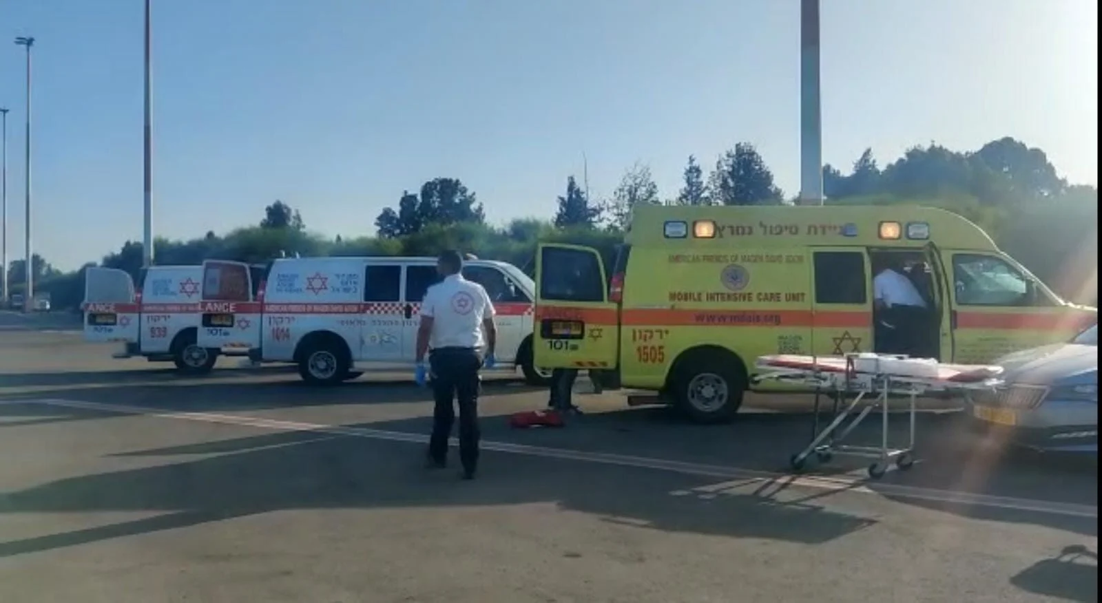 חילוץ הפצועים הישראלים מהתאונה בגאורגיה