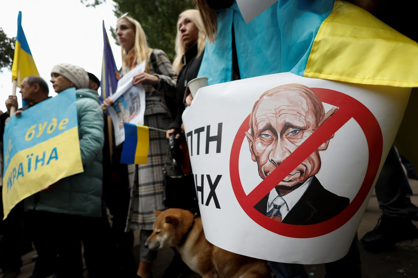 הפגנות באוקראינה נגד משאל העם של רוסיה