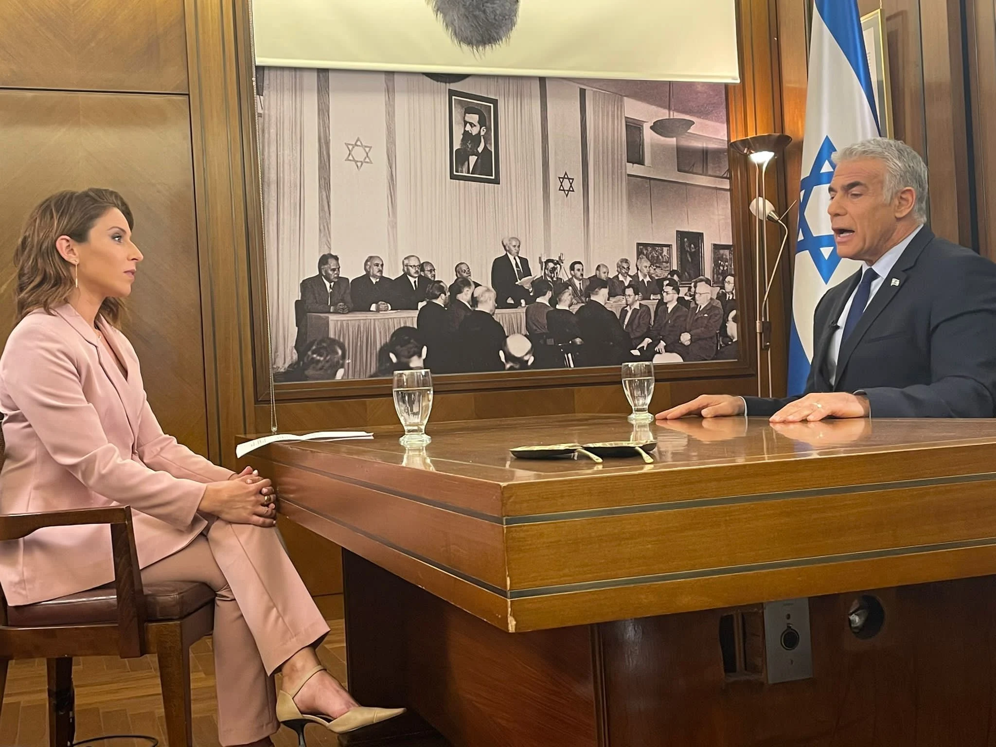 ראש הממשלה לפיד בריאיון עם הילה קורח