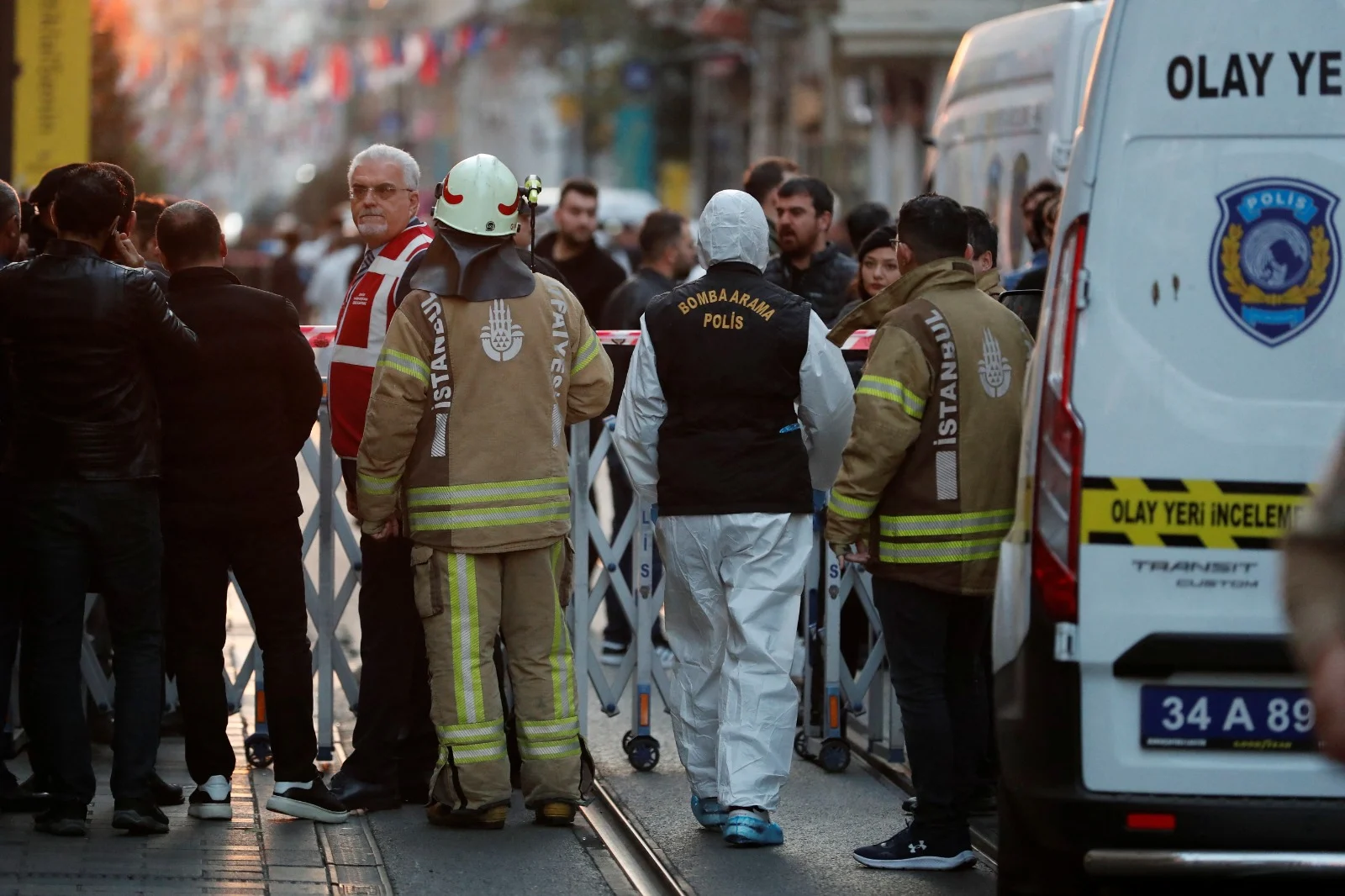 זירת הפיצוץ באיסטנבול, טורקיה