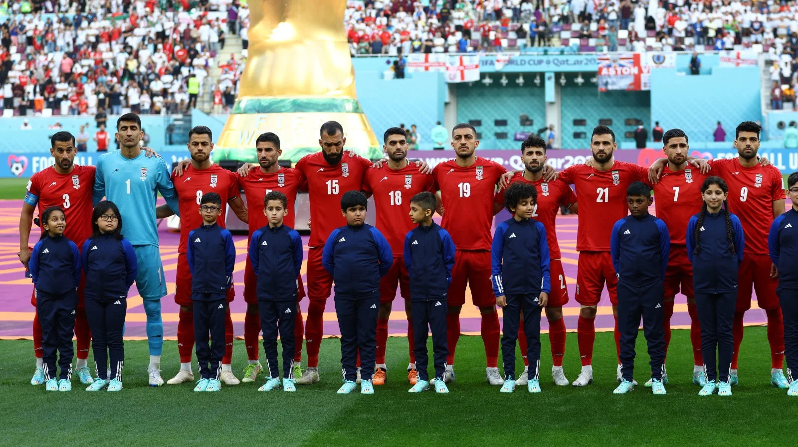 שחקני נבחרת איראן לא שרים את ההמנון