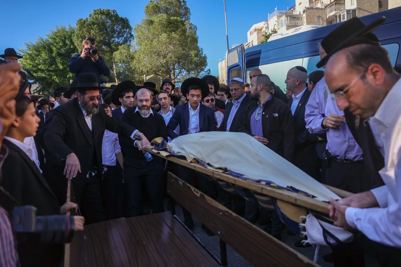 הלווייתו של אריה שצ'ופק שנרצח בפיגוע בירושלים