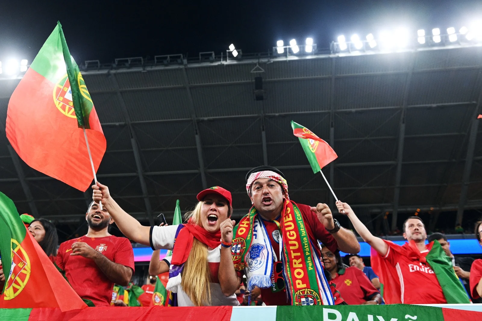 אוהדי פורטוגל מונדיאל 2022 בקטר