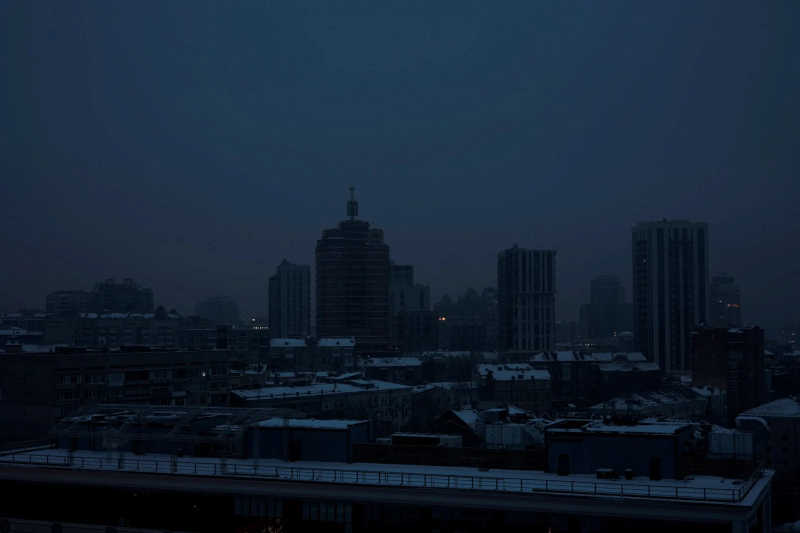 הפסקת חשמל בקייב בעקבות המתקפה הרוסית