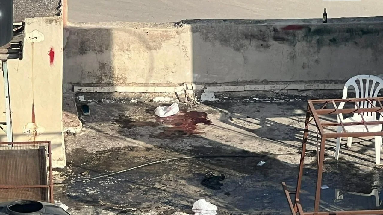 הגג בו נהרגה הנערה הפלסטינית בג'נין