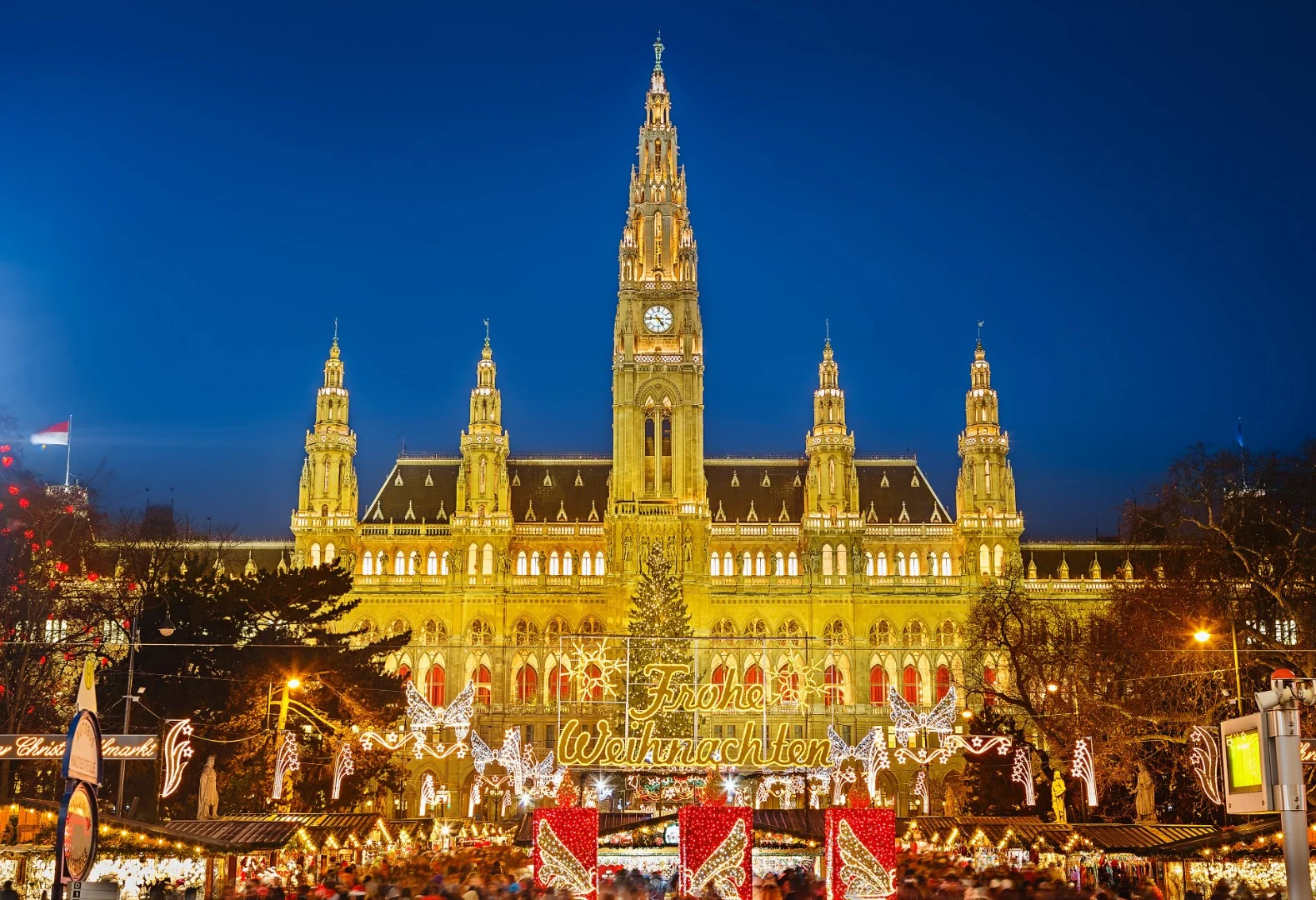 Christmas Market In Vienna