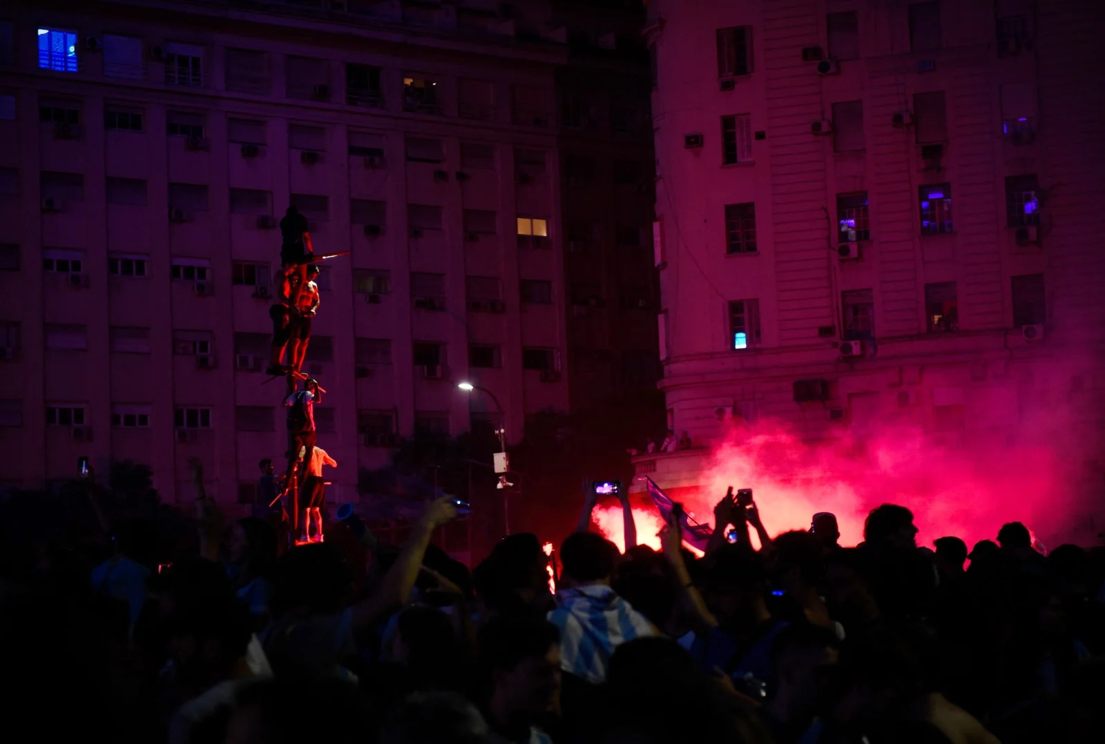 חגיגות בבואנוס איירס אחרי הזכייה של ארגנטינה במונדיאל