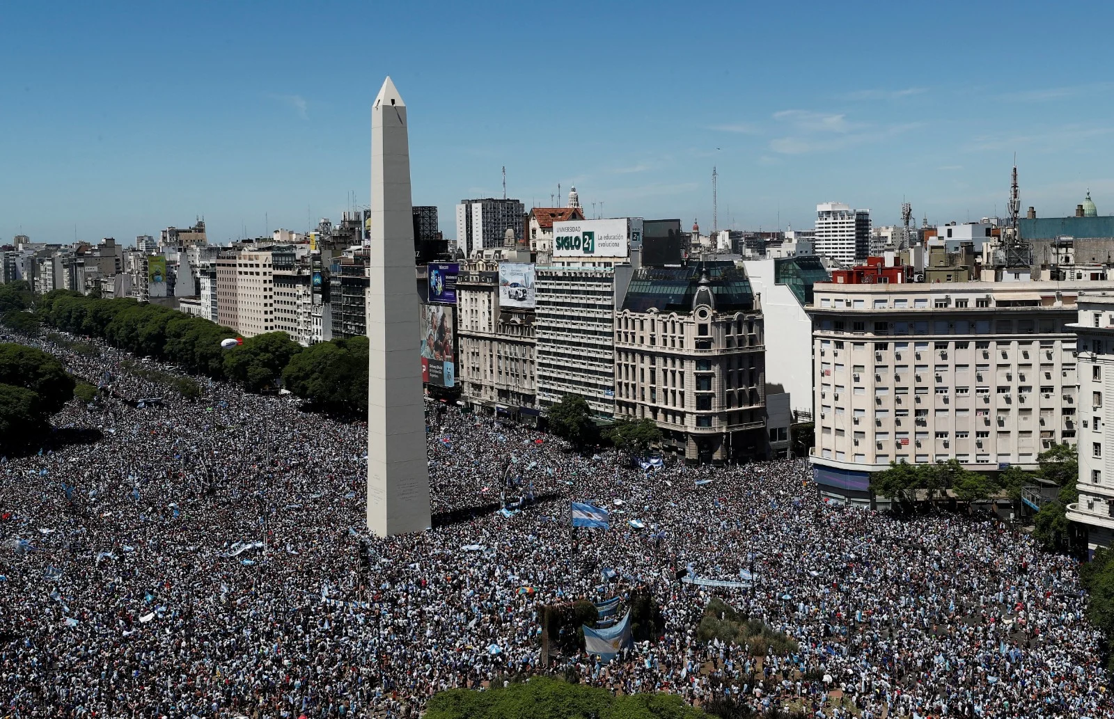 חגיגות הניצחון בבואנוס איירס ארגנטינה