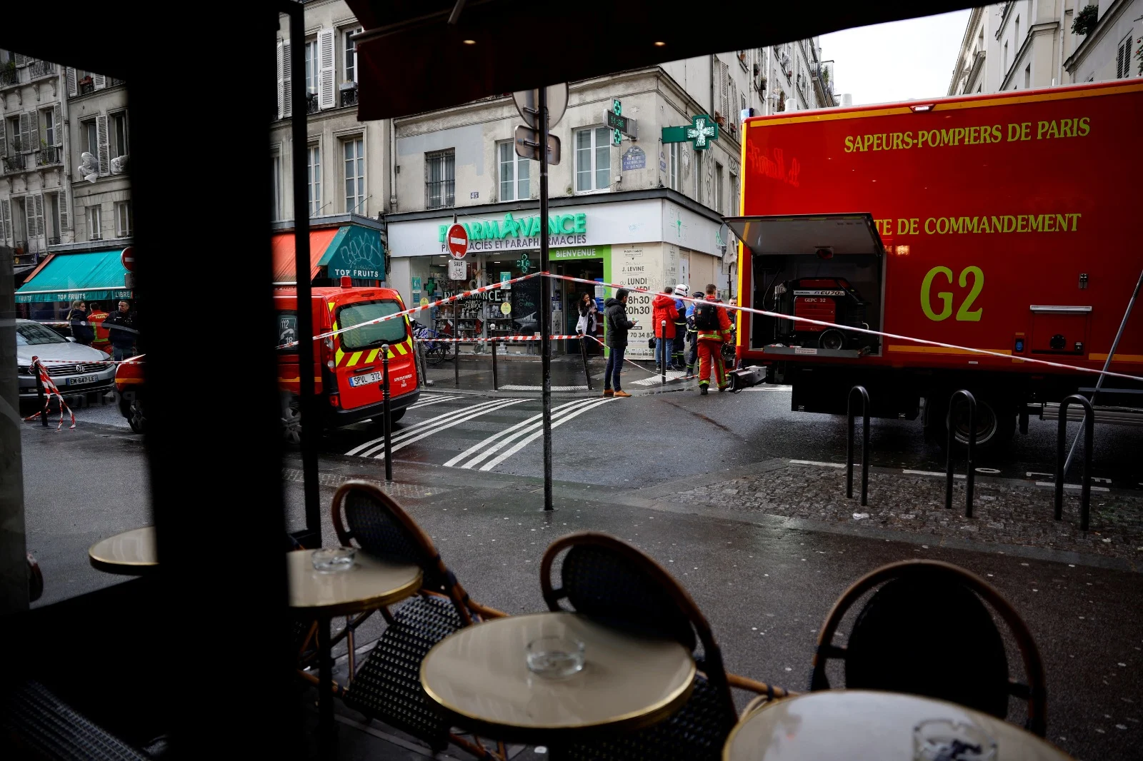 זירת הירי בפריז