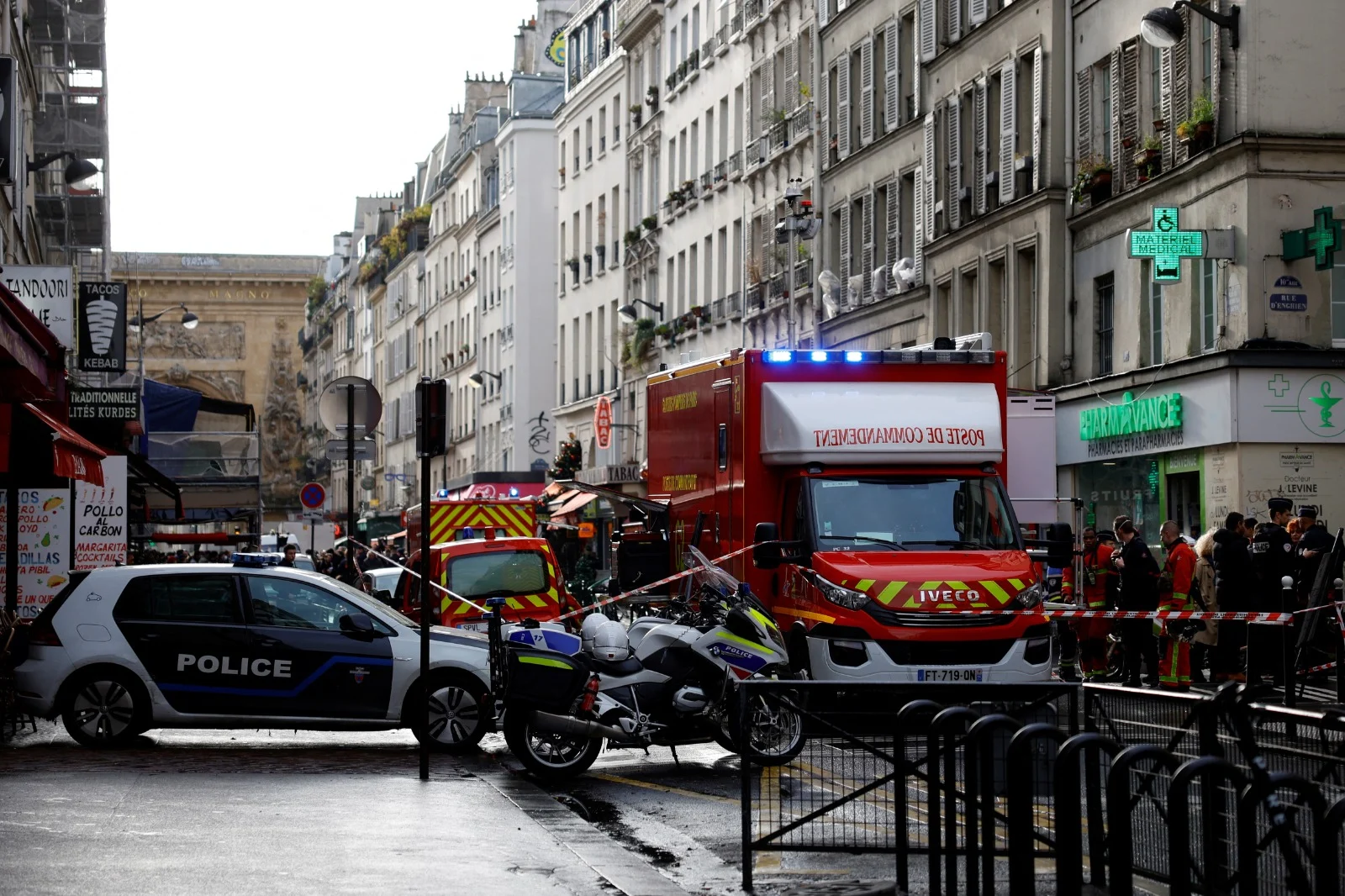 זירת הירי בפריז