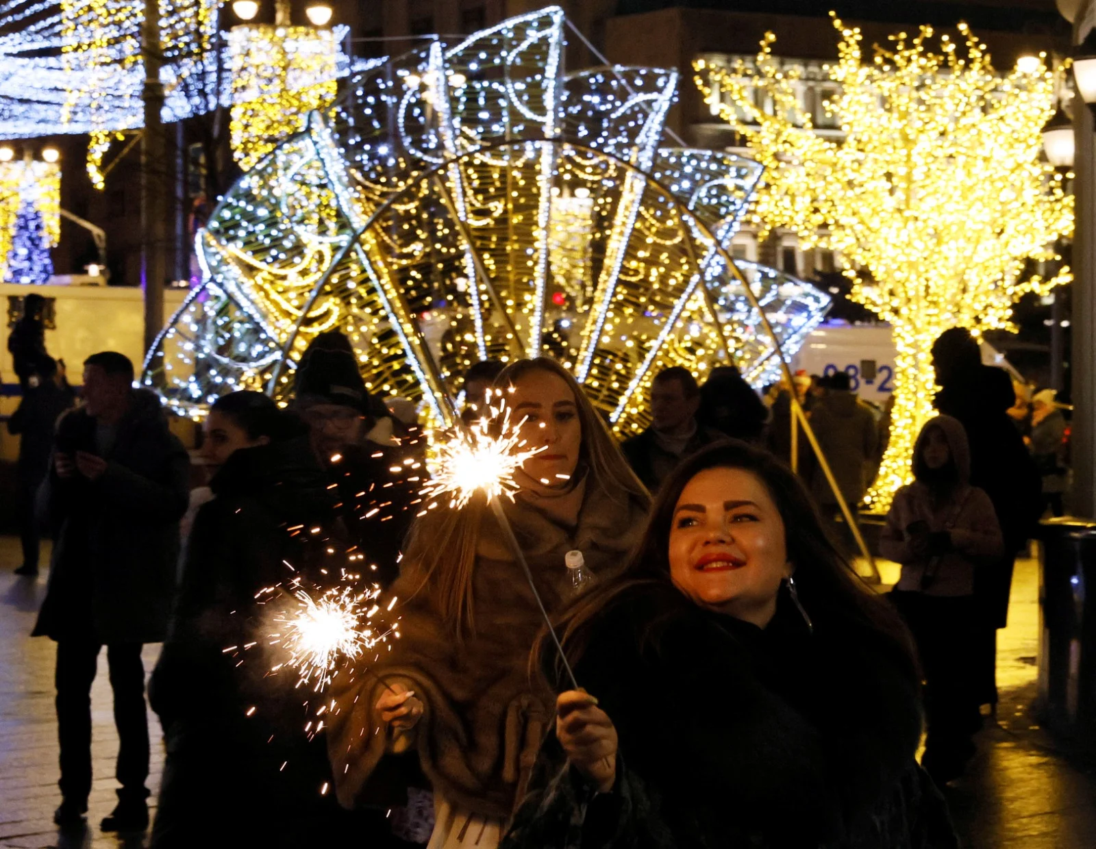 חגיגות השנה החדשה במוסקבה, רוסיה