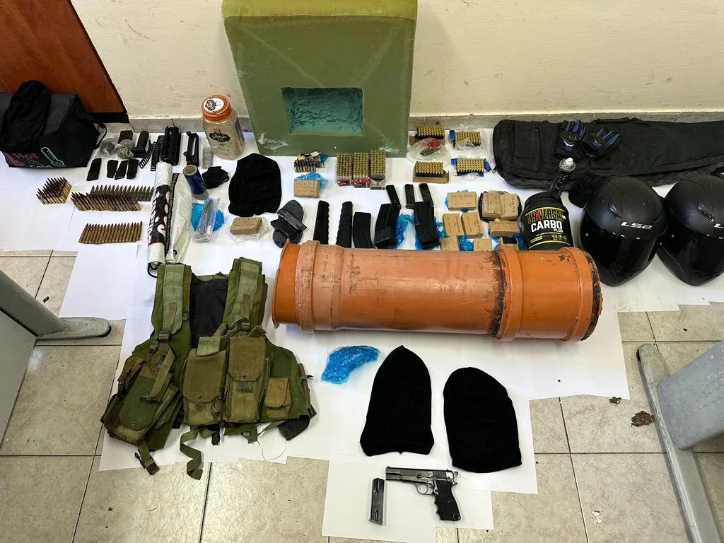 41 עצורים, 8 נשקים ומאות כדורים: המבצע המשטרתי לתפיסת האמל''ח