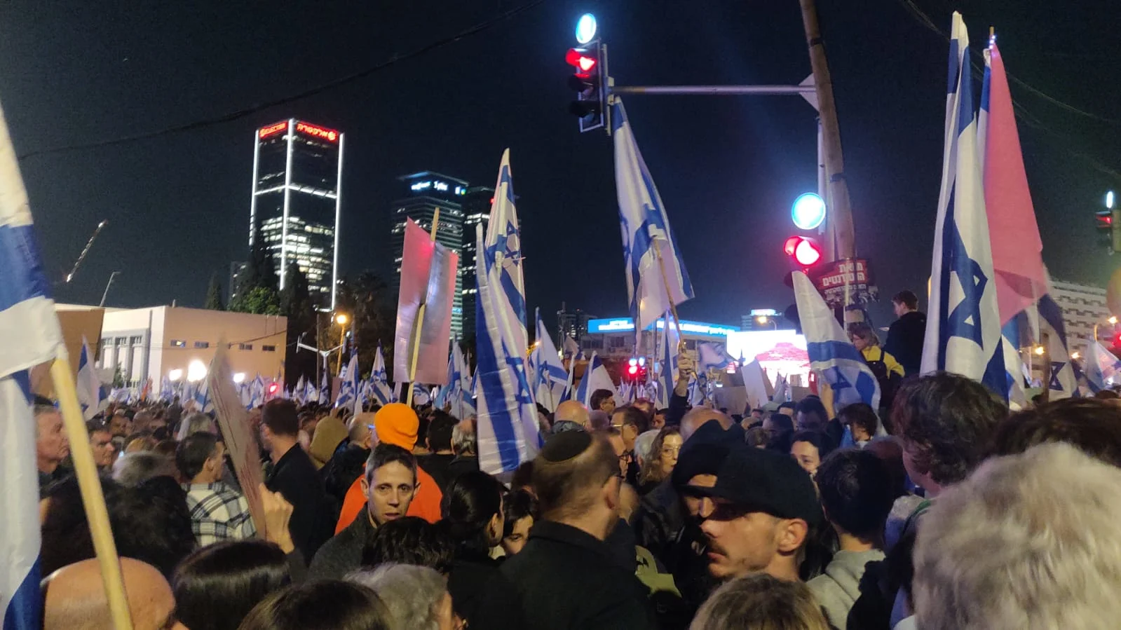 ההפגנה נגד הממשלה בתל אביב