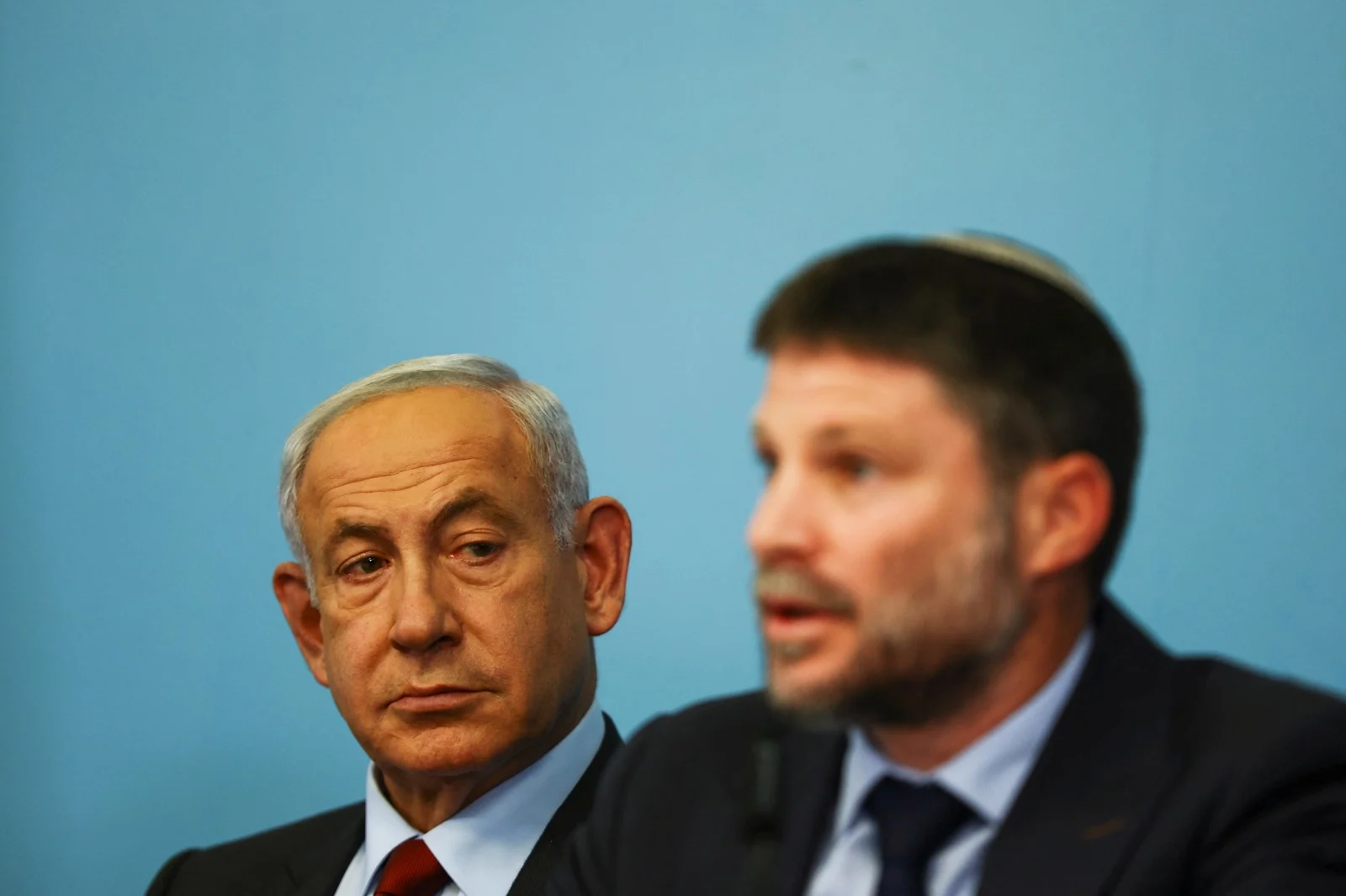 ראש ממשלת ישראל בנימין נתניהו ושר האוצר בצלאל סמוטריץ'