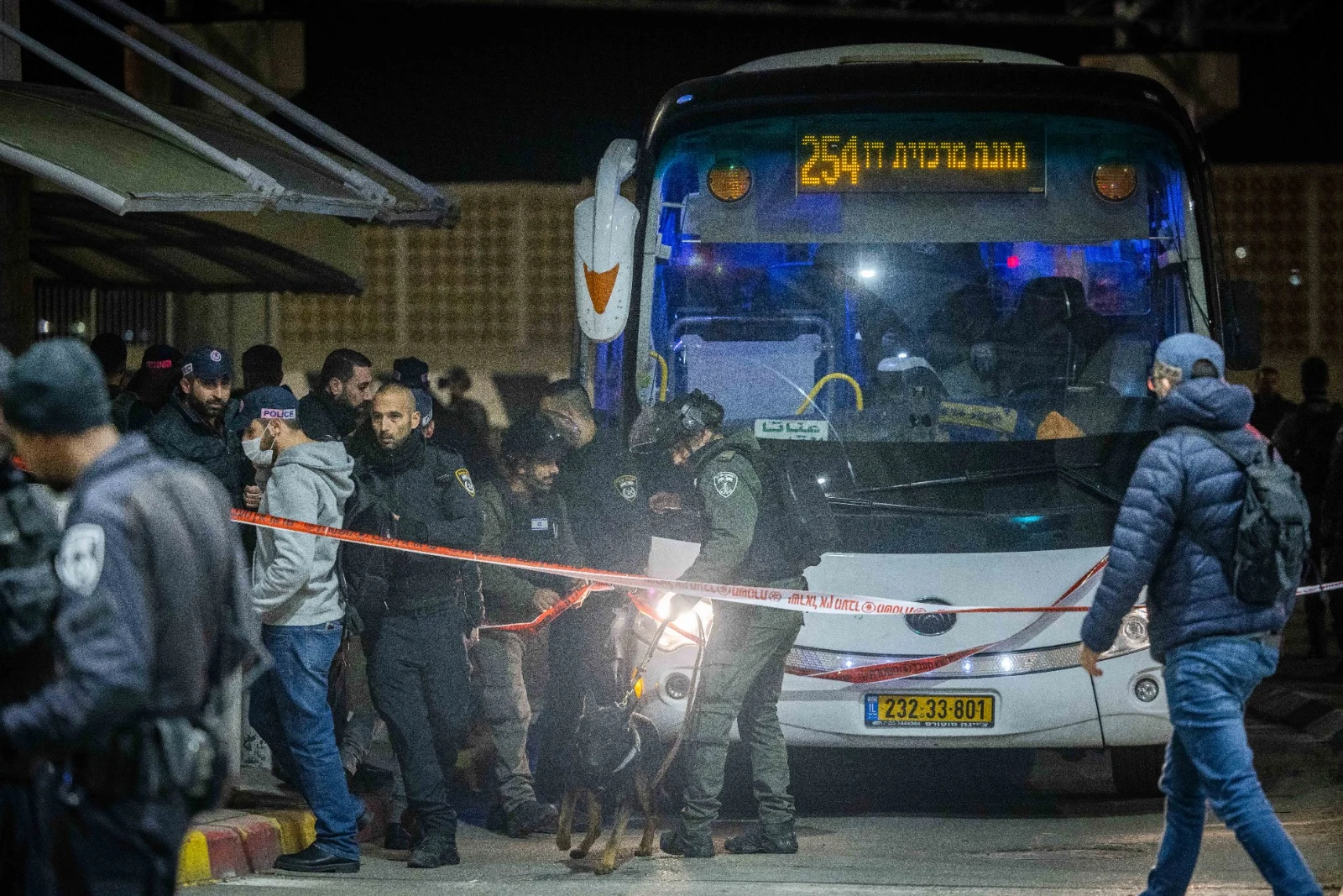 זירת הפיגוע במחסום שועפאט