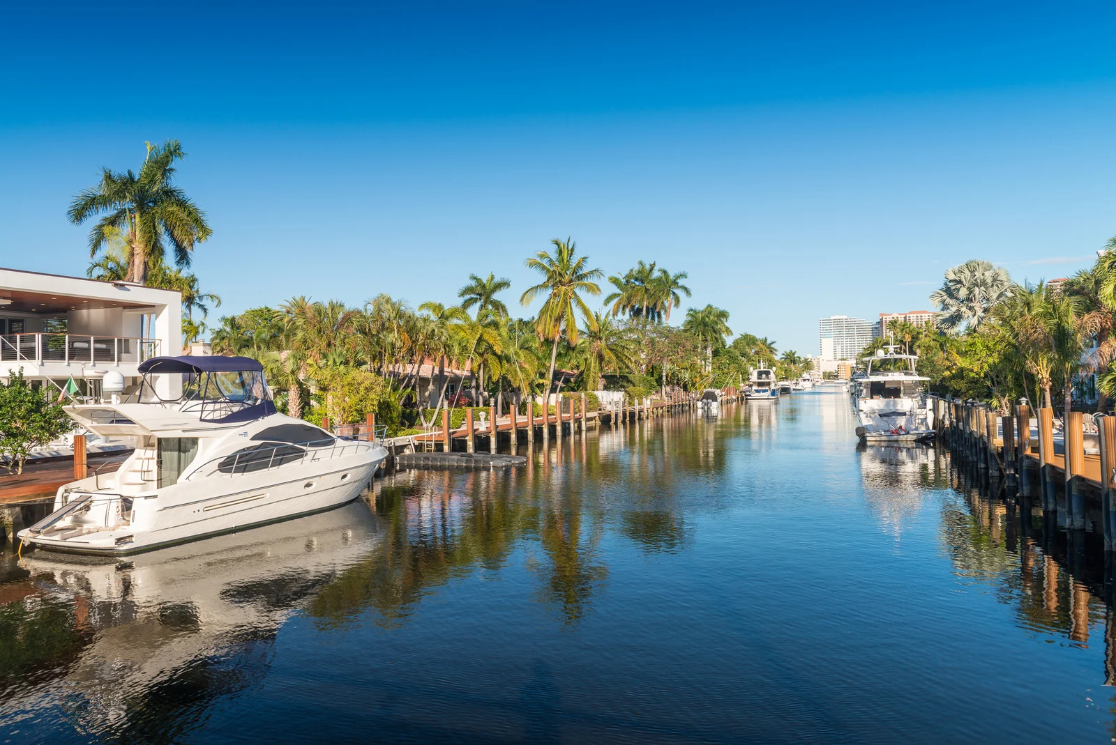 Fort,lauderdale,,florida.,beautiful,view,of,city,canals.