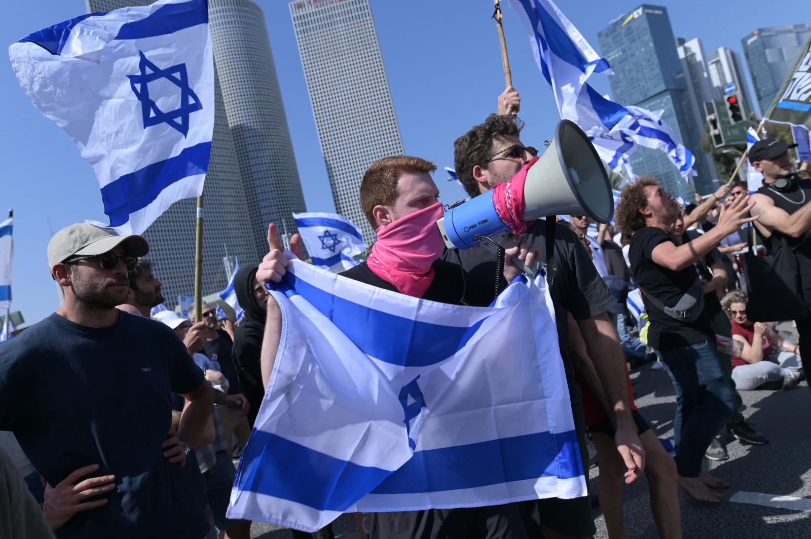 ההפגנות בתל אביב