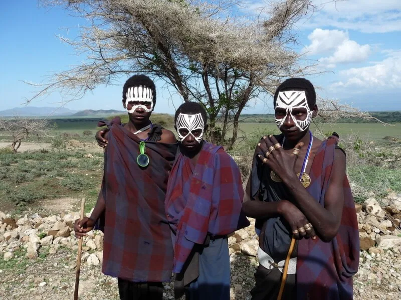 בני שבט המסאי בקניה