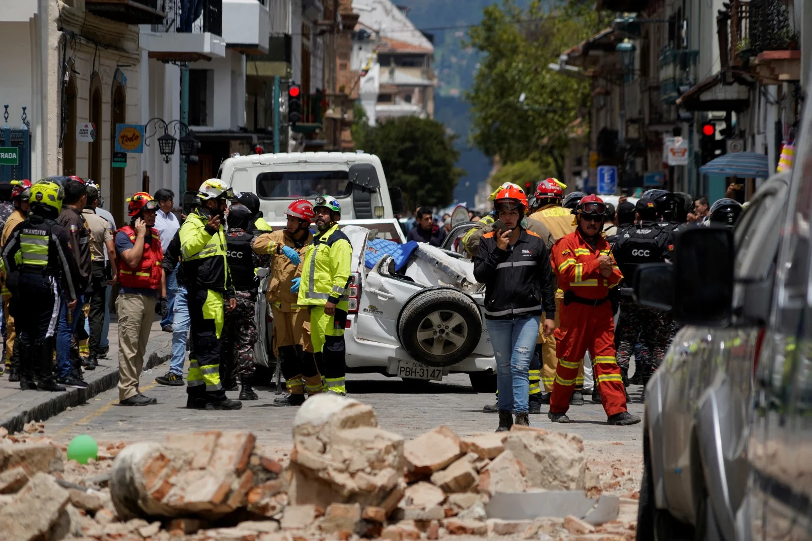 נזקי רעידת האדמה בקואנקה, אקוודור