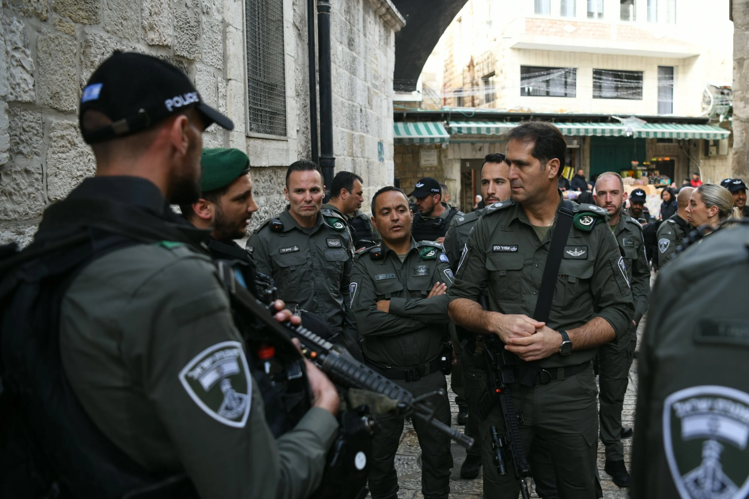ניצב אמיר כהן בהיערכות המשטרה לרמדאן בירושלים
