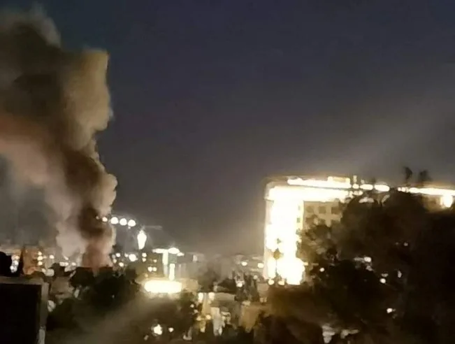 פיצוצים בשמי דמשק הערב