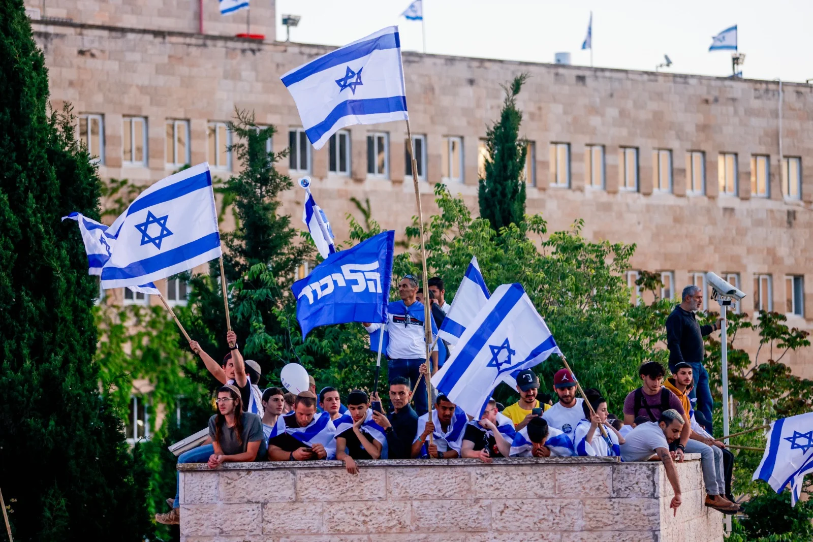 הפגנה בירושלים בעד המהפכה המשפטית