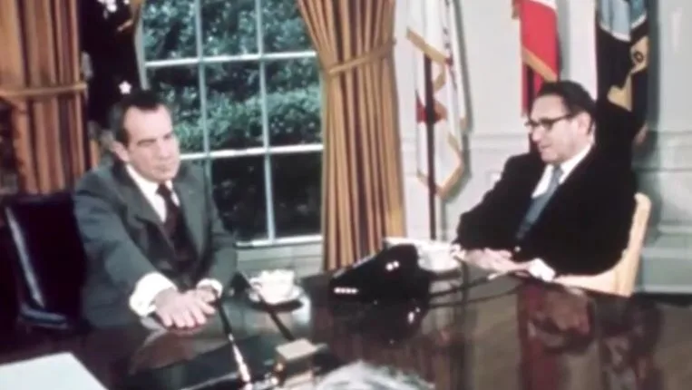 הנרי קיסינג'ר עם הנשיא רונלד רייגן, 1972