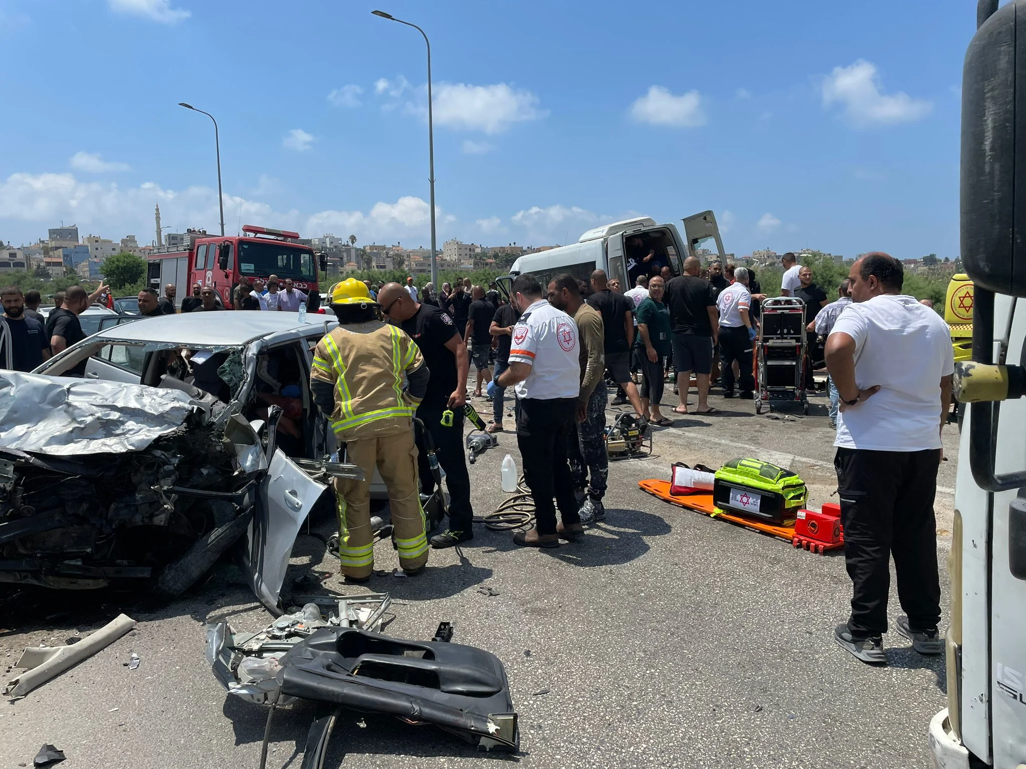 תאונת דרכים בג'סר א-זרקא