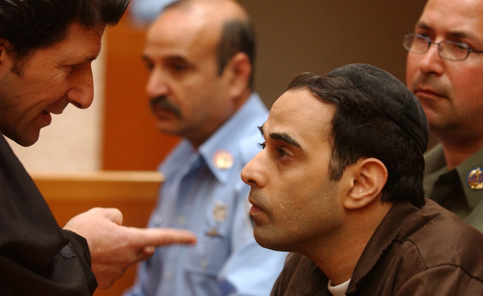 יגאל עמיר בבית המשפט, 2005