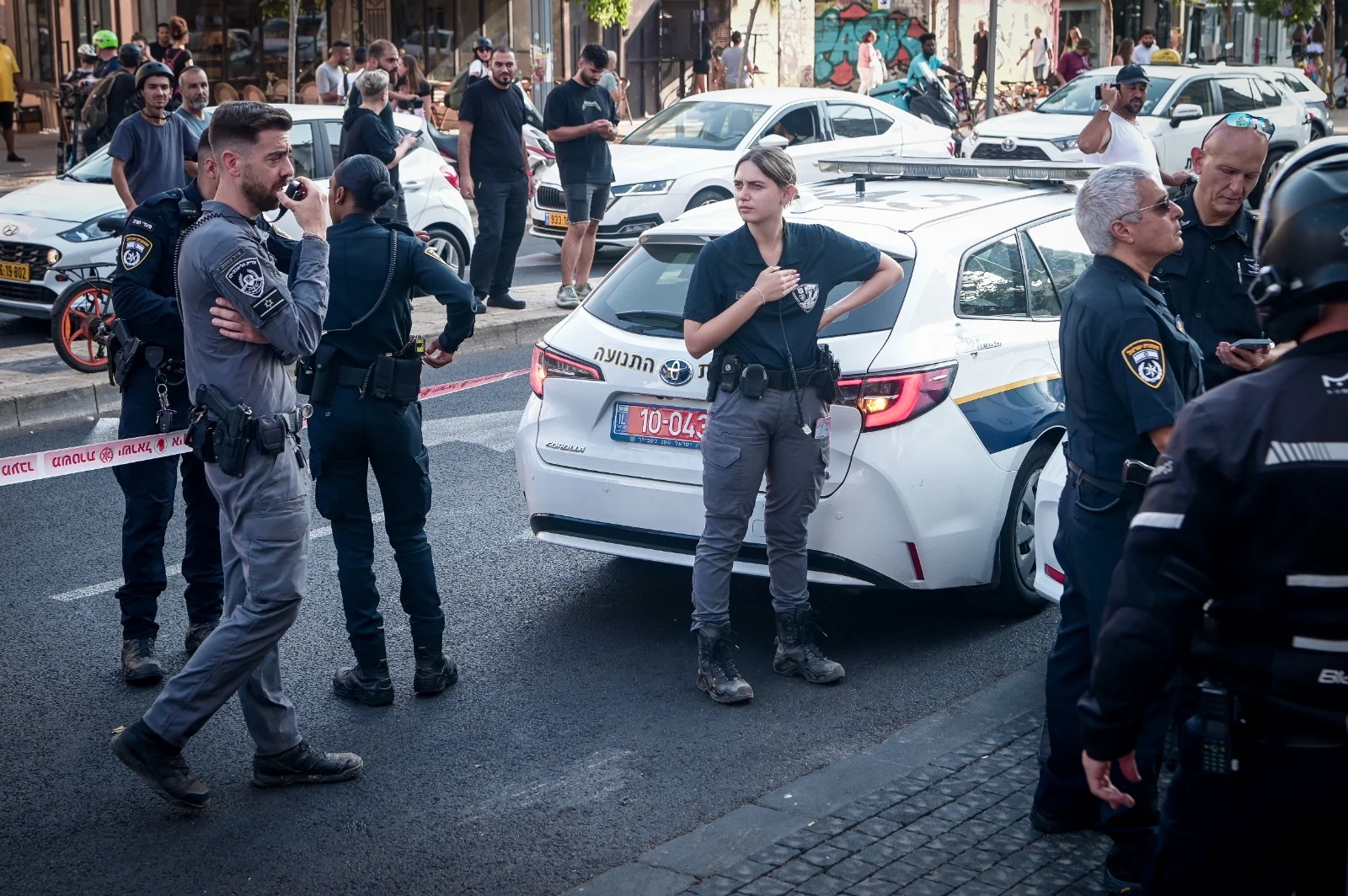 זירת הירי בתל אביב