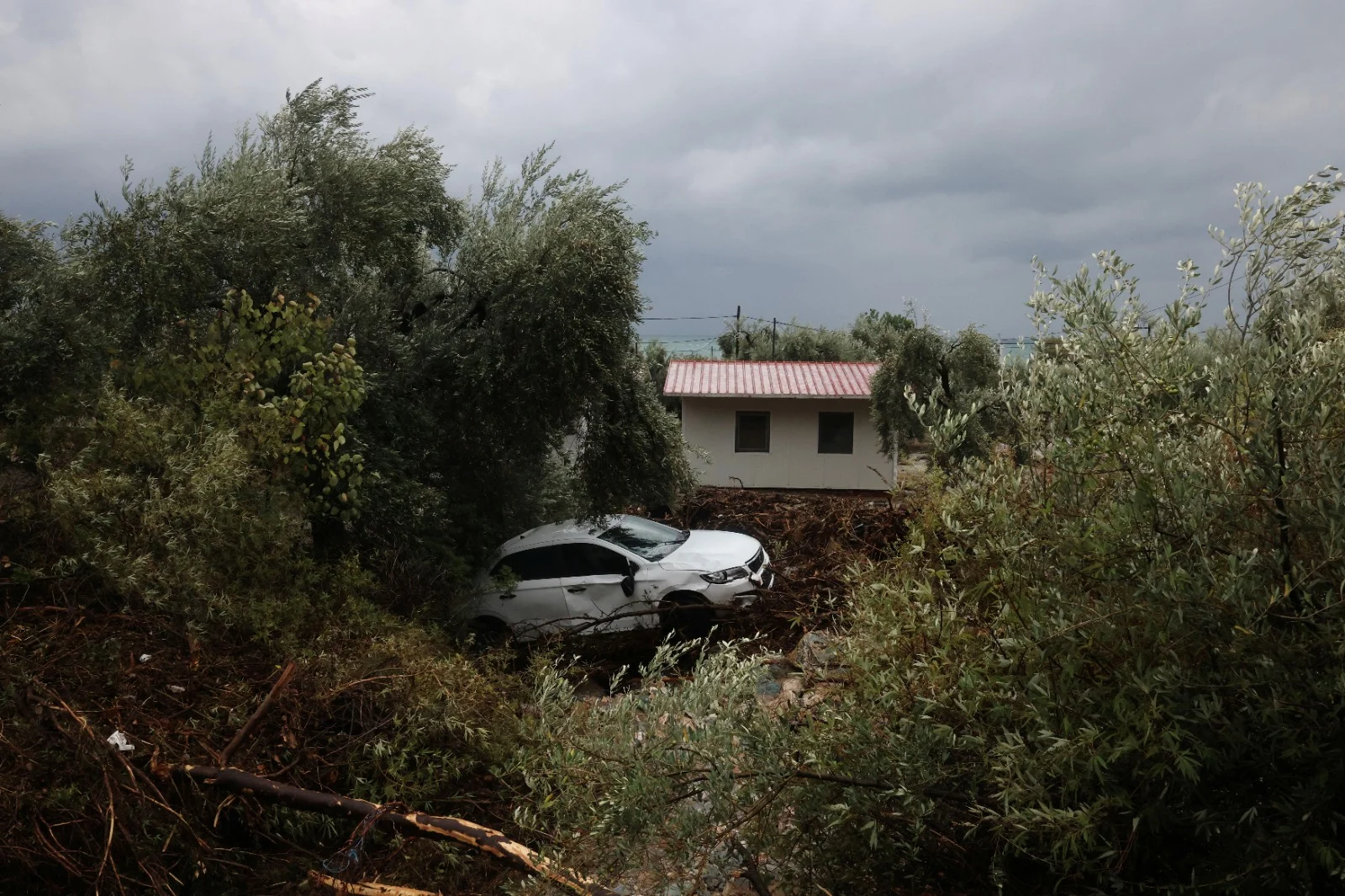 נזקי הסופה ''דניאל'' במרכז יוון