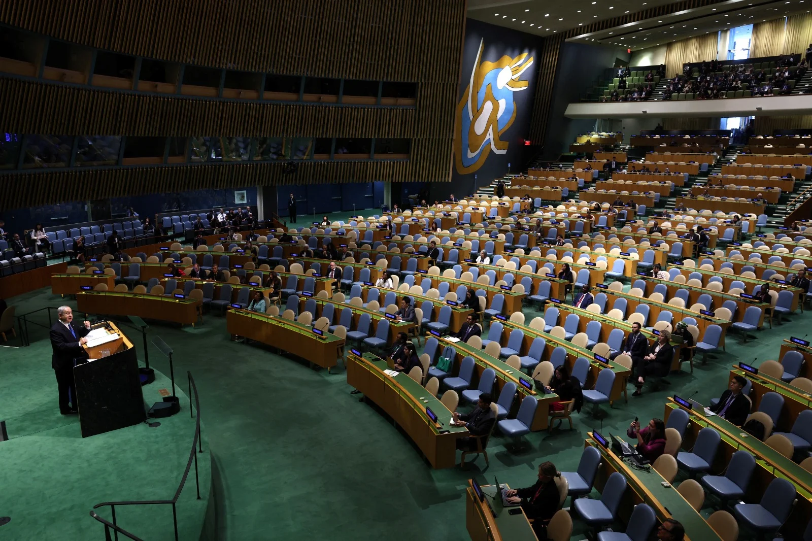 נתניהו נואם בעצרת האו''ם